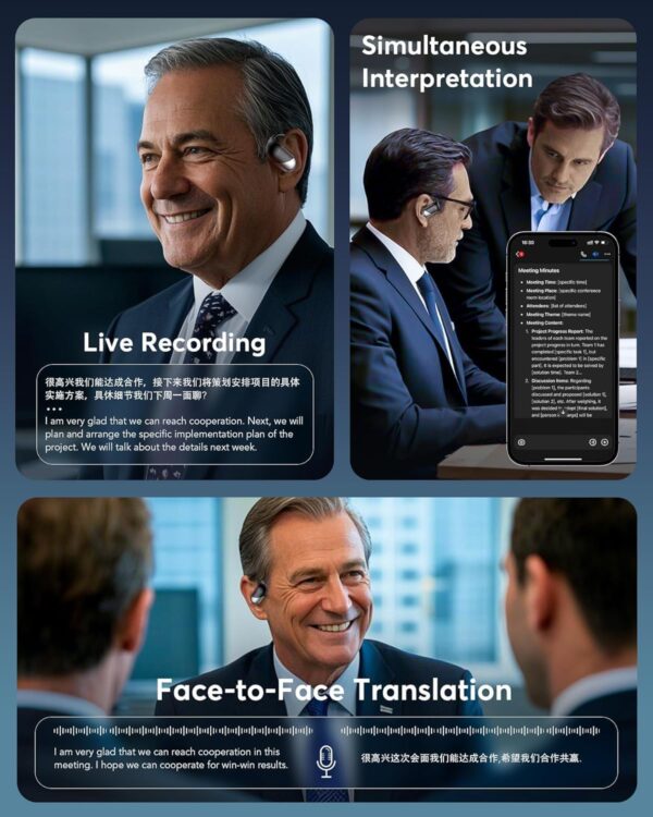 Real Time Translation Earbuds – AI Headphones - Image 4