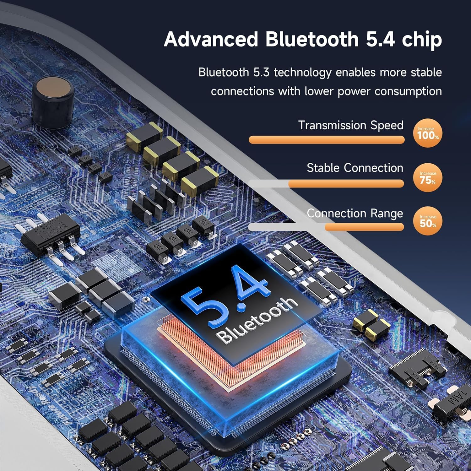 Open Ear Bluetooth 5.4 Earbuds, 2024 Wireless Headphones Sport Over Earphones Built-in Mic with Ear Hooks 50H Playtime Ear Buds LED Display Charging Case, Waterproof Design for Running Fitness, Khaki - Image 3